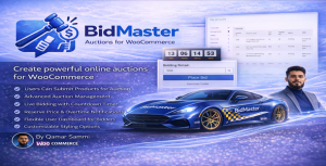 BidMaster Auctions for WooCommerce